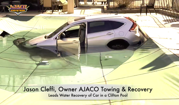 AJACO's Jason Cleffi Leads Rescue of Car in A Clifton Swimming Pool
